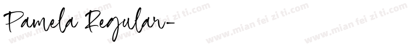 Pamela Regular字体转换